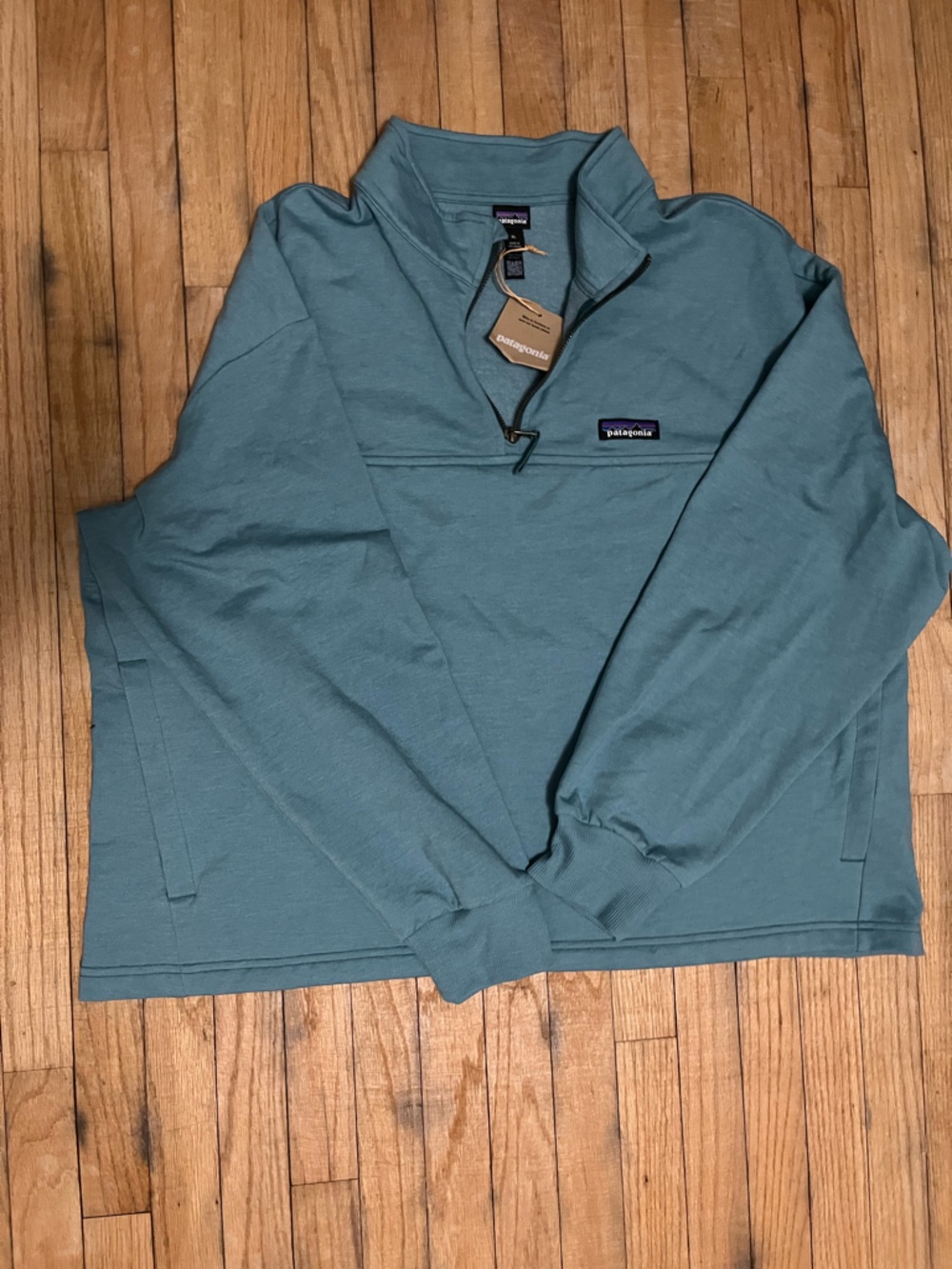 Patagonia Teal Pullover Sweatshirt